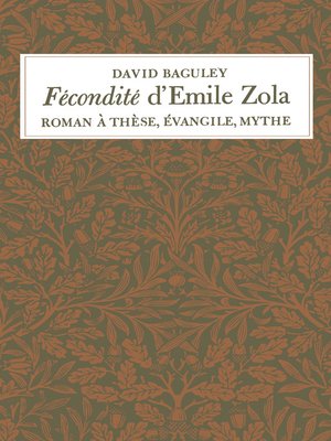 cover image of Fecondite d'Emile Zola